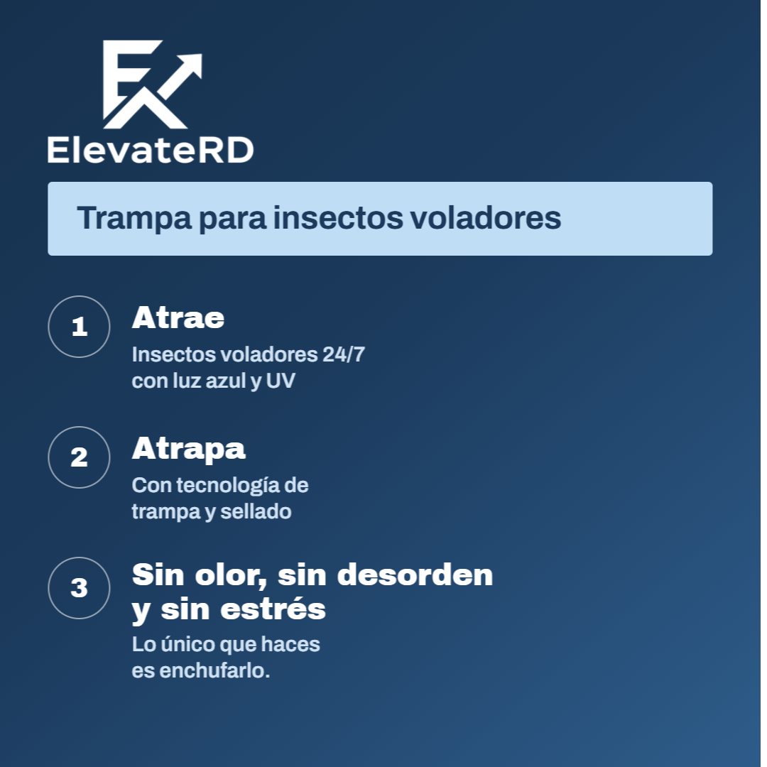 Zevo Trampa Insectos Voladores Luz Azul UV